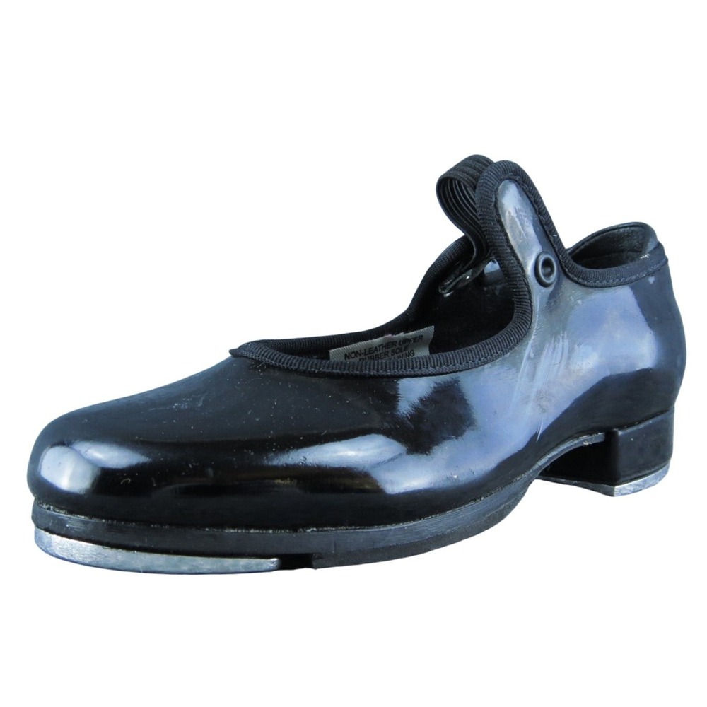 Bloch Girls Mary Jane Shoes Black Synthetic Hook & Eye Size T 9 Medium‎